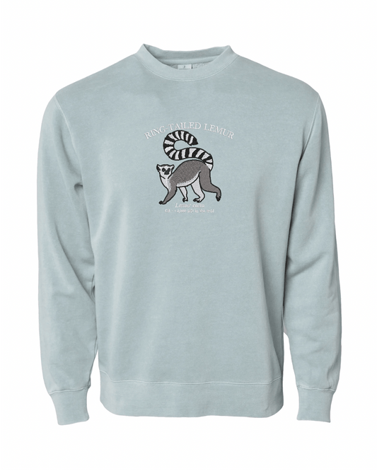 (PREORDER) Ring - tailed Lemur Sweatshirt - Fauna & Co