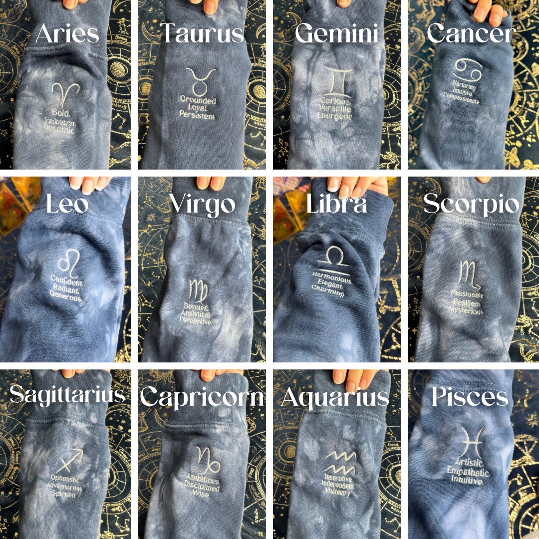 (PREORDER) Zodiac Sign Hoodie - Fauna & Co